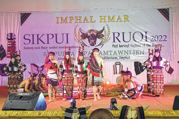 Hmar community's post harvest festival 'Sikpui Ruoi' celebrated