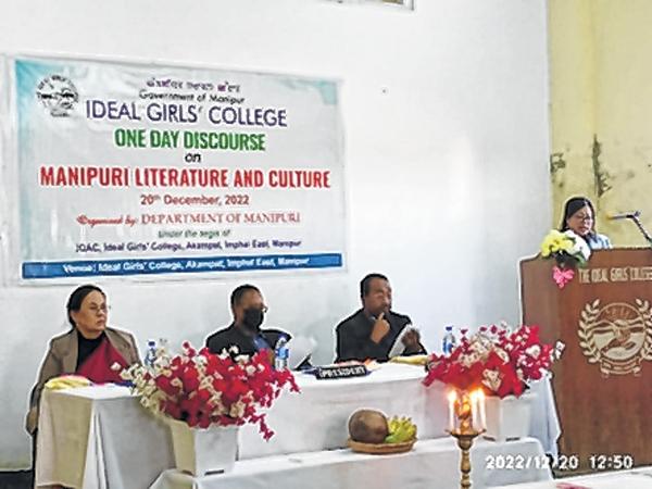 Discourse on 'Manipuri Literature and Culture' held