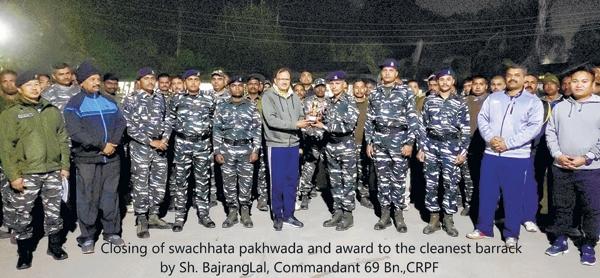 69 Bn CRPF observes Swachhata Pakhwada