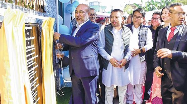 CM opens Wangkhei Eye Hospital