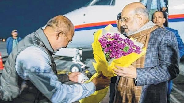 Imphal rolls out red carpet for Amit Shah