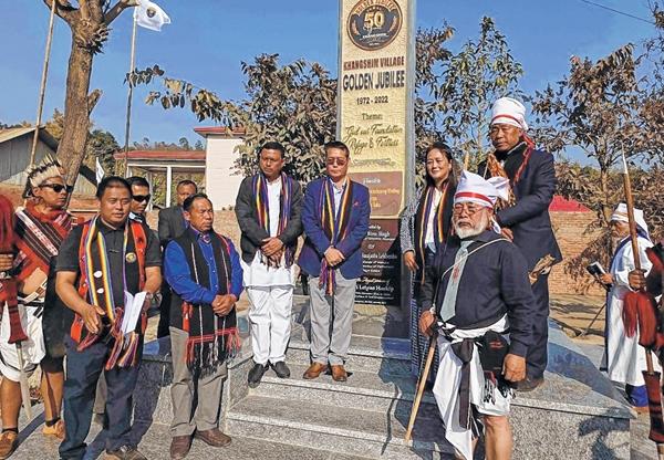 Khangshim village celebrates Golden Jubilee