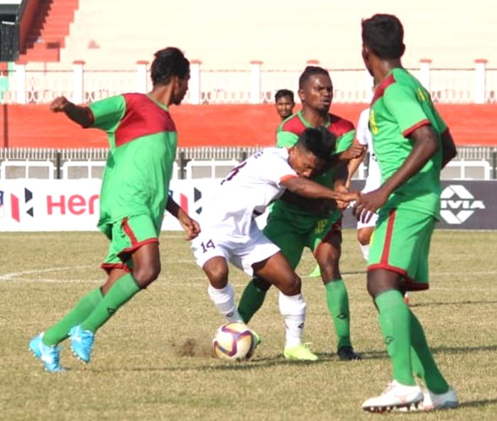 76th NFC for Santosh Trophy Group VI : Manipur trounce Jharkhand
