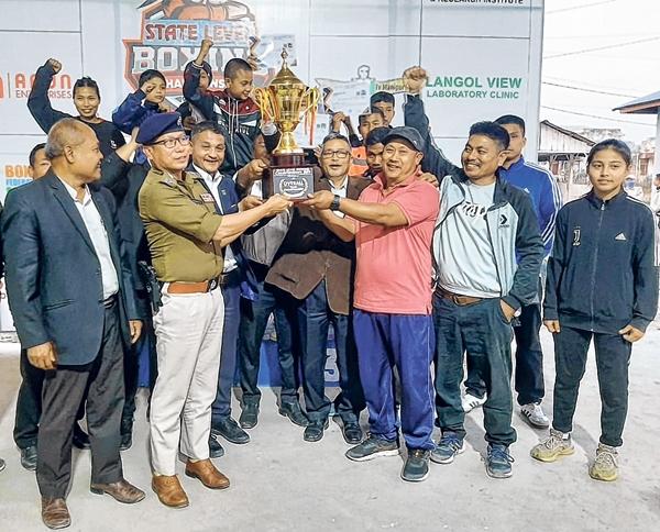 Imphal East seal overall team title of State Level Boxing Championship