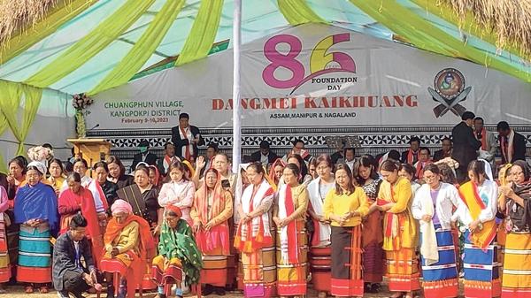 Dangmei Kaikhuang (AMN) celebrates 86th Foundation Day