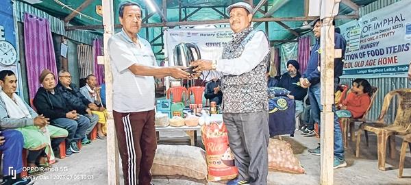 Rotary Club of Imphal extends aid