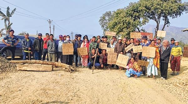 Imphal-Ukhrul road in pathetic state since 2020