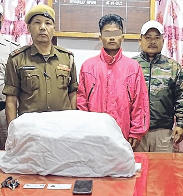 3.7 Kgs of brown sugar seized