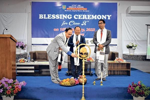Blessing / farewell ceremony held