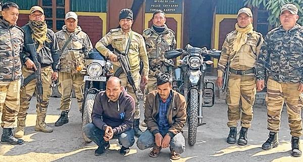 2 vehicle lifters held with stolen bikes