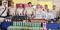 Huge quantity of liquor seized from all over