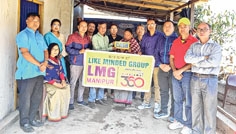 Like Minded Group provides monetary aid to accident victim