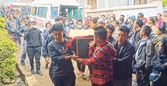 Last rites of slain student performed at Motbung