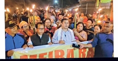 Sugnu witnesses torch rally aimed at uprooting drug menace