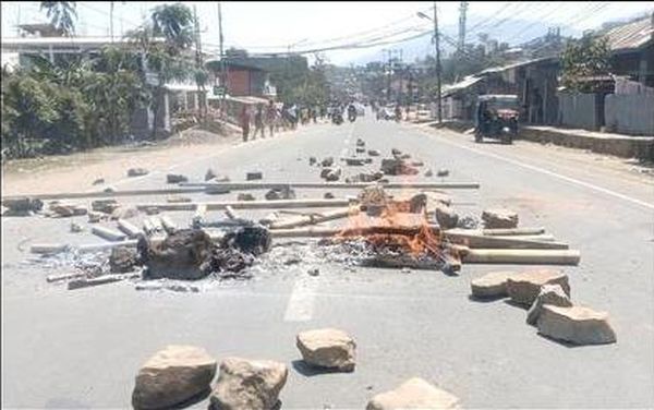 Road blocks enforced in Kangpokpi district