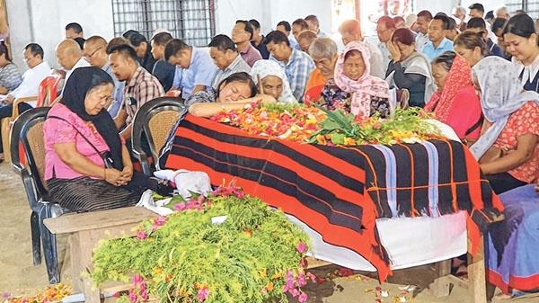 Mortal remains of Lucy Maring laid to rest