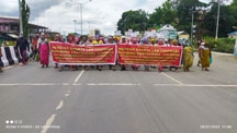 Manipur violence : Thousands take out protest rally in Thoubal
