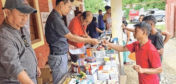 Humanitarian aid extended, medical camp conducted