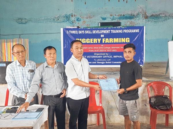Skill development training on piggery farming concludes