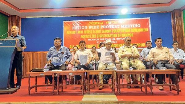 AITUC Manipur organises protest meeting