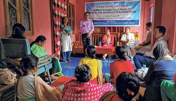 Workshop on 'Disability inclusive local governance development plans' held