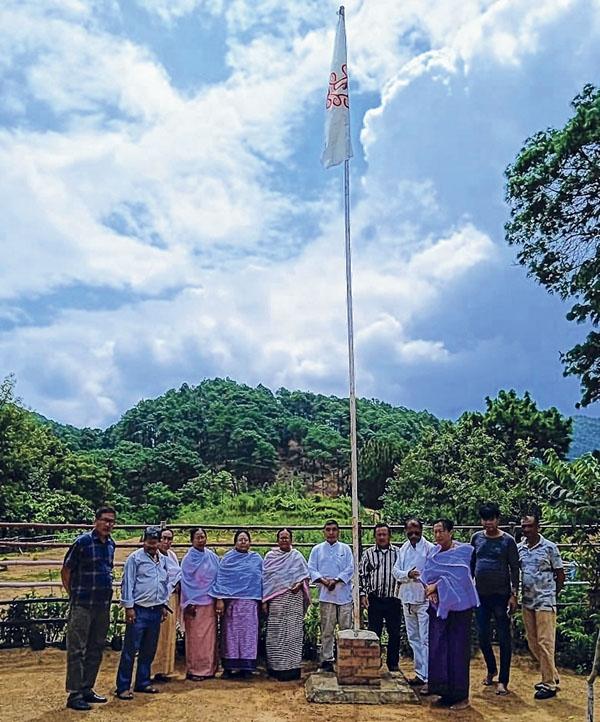JCILPS hoists flag of independent Manipur