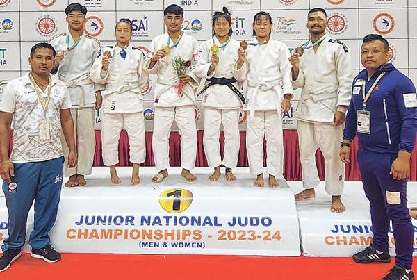  Manipur amass 13 medals at Junior National Judo Championship 2023 