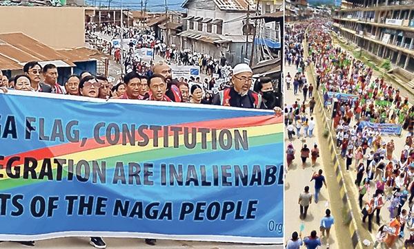 Nagas rally demanding solution based on FA
