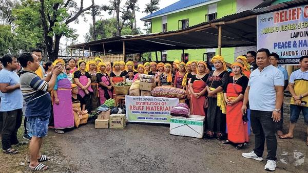 Relief materials extended to shelter camps