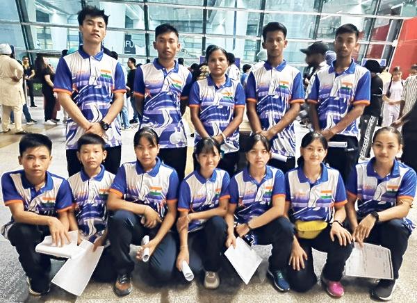  11 Manipuri players in Indian team for 11th Asian Junior Wushu Championship 2023 