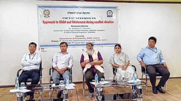 Workshop on 'Approach to child and adolescent during conflict situation' held