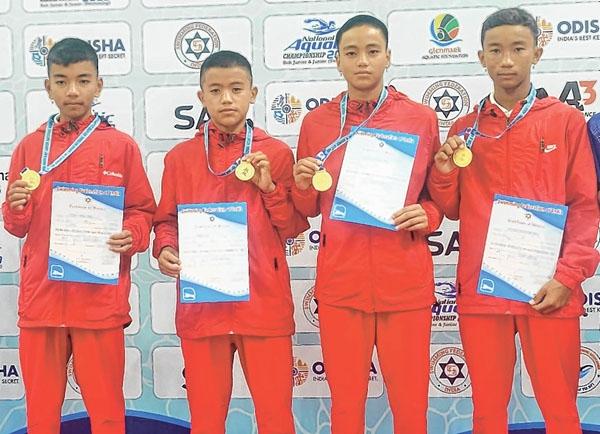 Young State swimmers shine, win 2 gold medals