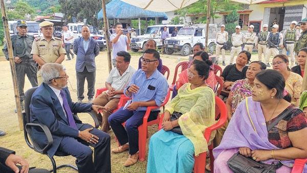 MHRC Chairperson visits AR victims