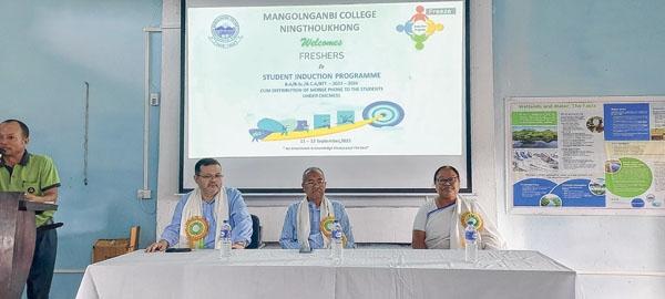 Mangolnganbi College kicks off 3 day student induction programme