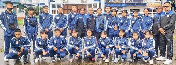 State Thang-Ta team leave Imphal for Junior National Championship