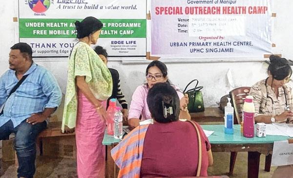Special outreach health camp held