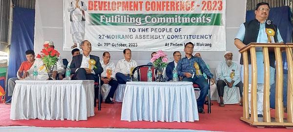 Development Conference 2023Th Shanti lists out completed and developmental works in pipeline