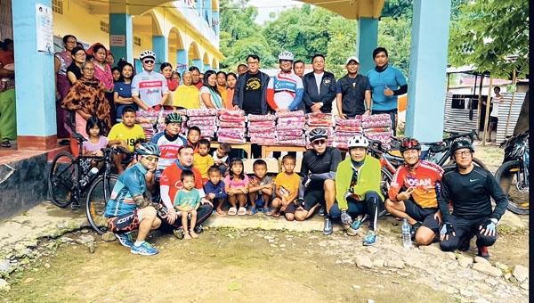 Cycling Buddies extend humanitarian aid to inmates