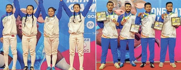 37th National Games : Fencers Khusboorani, Thoibi, Sonia, Mina seal eighth gold medal