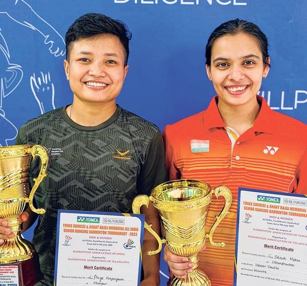 Priya Konjengba becomes first State woman shuttler to reach an int'l competition final
