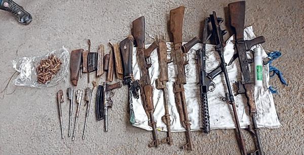 Voluntarily returned weapons picked up