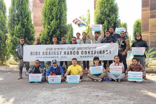 Motorcycle campaign against narco-conspiracy held