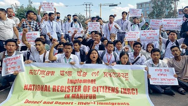 Students rally with 'update, implement NRC' call