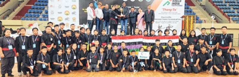  Manipur crowned champions of 29th National Sub-Junior and Senior Thang-Ta Championships 