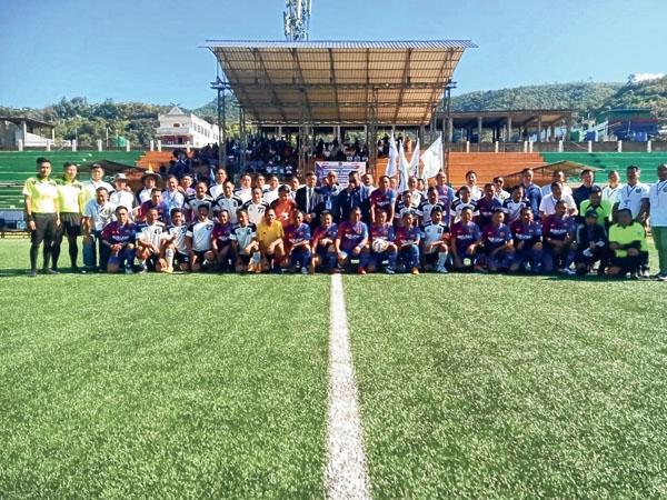 Dr Lorho S Pfoze inaugurates 1st edition of veteran football tournament at Senapati