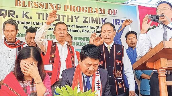 Public meeting / blessing ceremony held