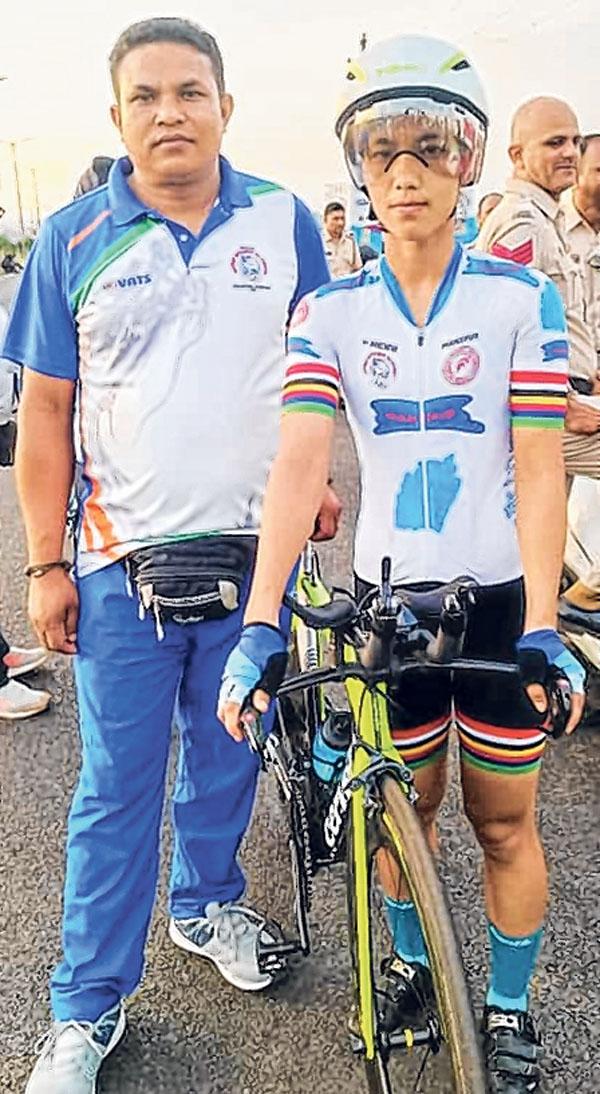  cyclist Khoirom Rejiya Devi 