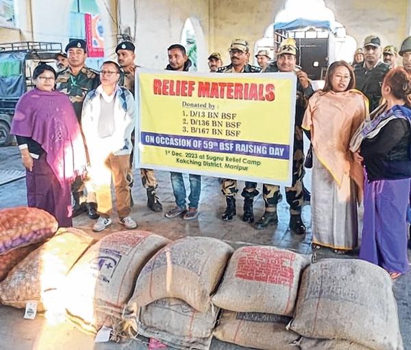 BSF provides relief materials