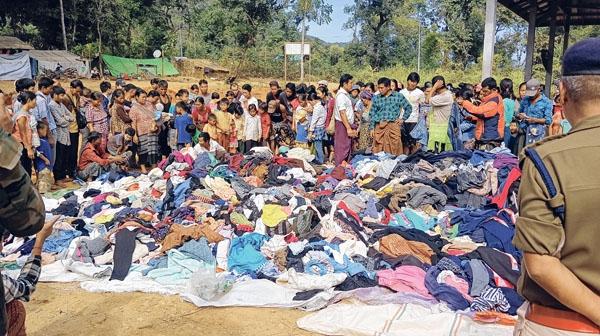 Relief materials provided to Myanmar refugees