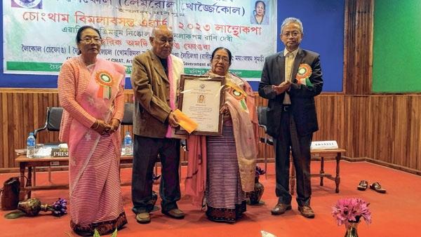 L Rashi conferred Chongtham Bimla Basant Award 2023